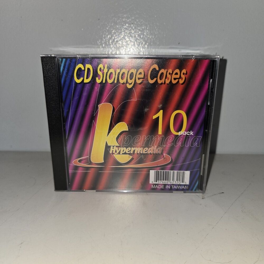10 Standard Clear Top Single CD DVD Video Disc Storage Assembled Black Tray/ New